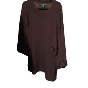 Dark Green/Gray Oversized 1X Top